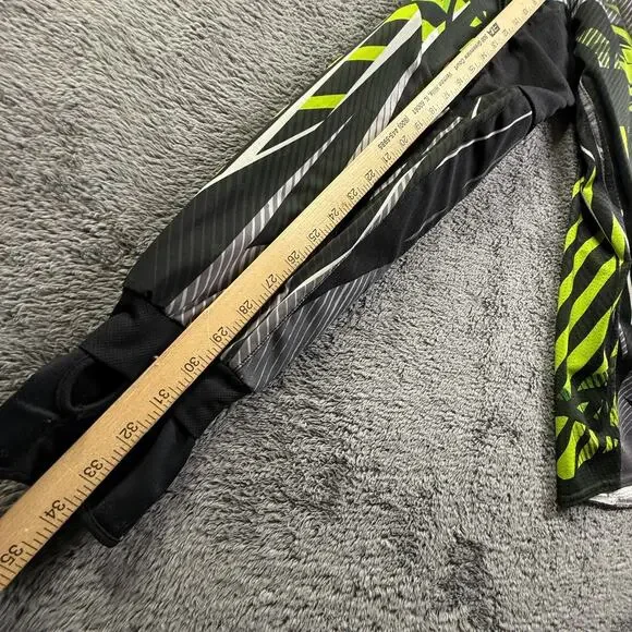 Raza Crossfire Impact Action Sports Paintball Jersey Mens L Green Black Padded - Picture 4 of 6